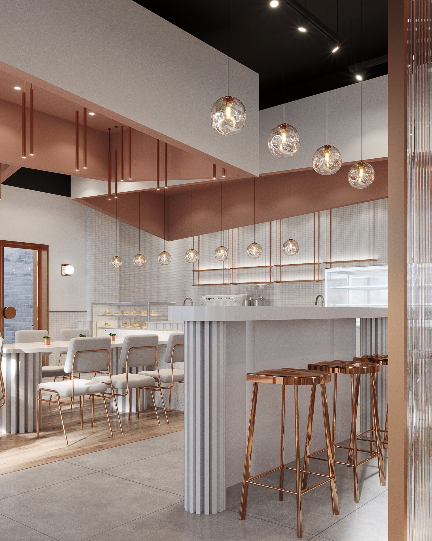 【轻奢】上海甜品店设计